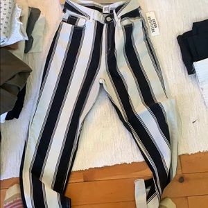 BDG striped mom jeans